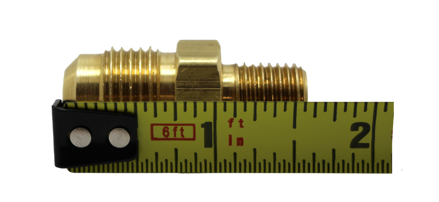 Brass Adapter 1/4" -#8