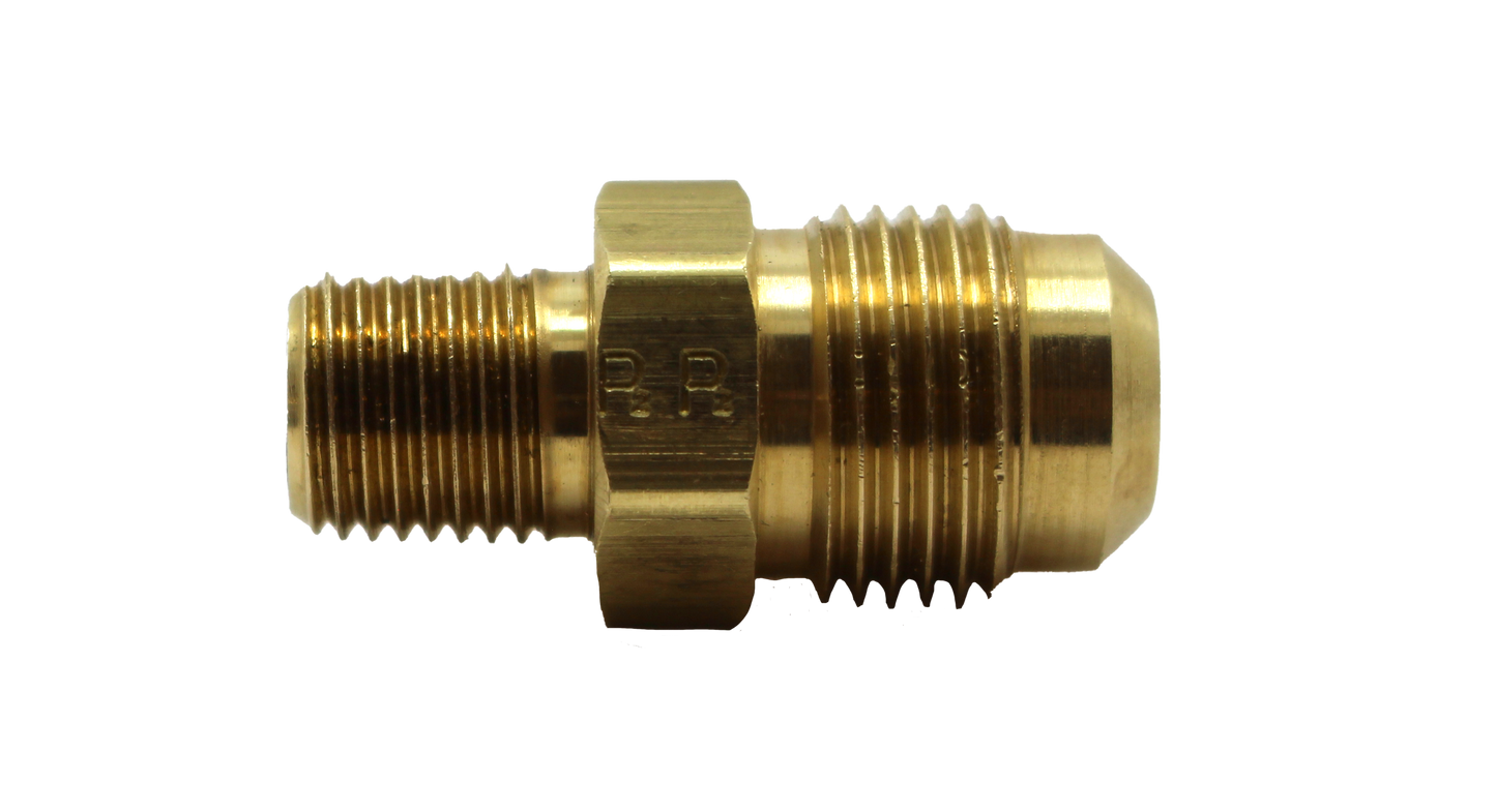 Brass Adapter 1/4" -#8
